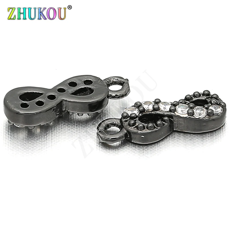 

3*10mm Supplies for Letter Eight Charms Pendants DIY Jewelry Bracelet Necklace Making, Mixed Color, Model: VD26