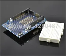 Free shipping!! 2pcs/lot The ProtoShield prototype extension board with mini bread board for arduino