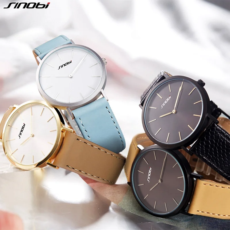 Часы SINOBI женские модные кожаные повседневные кварцевые 2019|gift gifts|gift womengift clock |