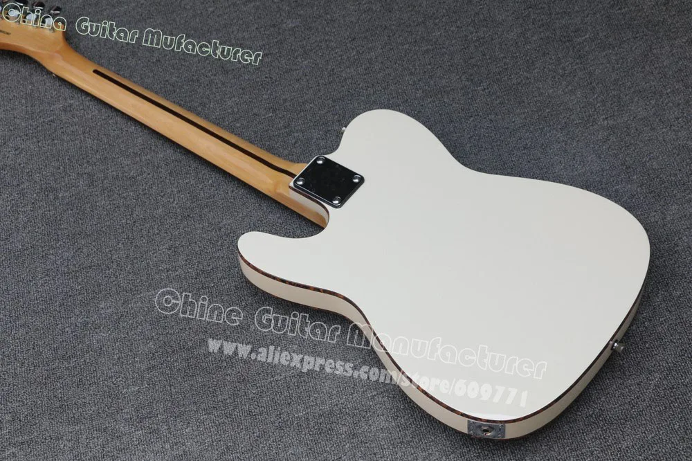 Классический custom shop Thinline роскошная белая электрогитара пользовательский