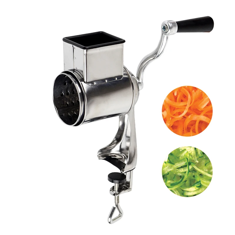 

Rotary Cheese Grater Food Mills With 1 Drum Blade for Grating Cheese and Nut Grinder Grinding Nuts
