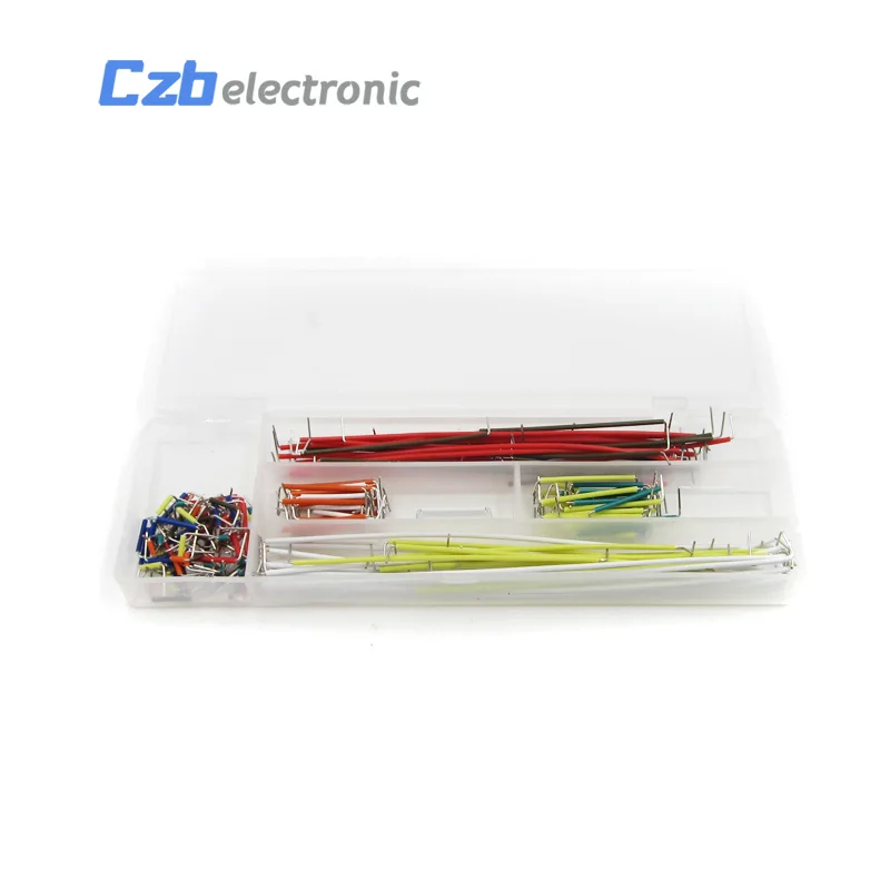 Hot Sell 140 pcs U Shape Solderless Breadboard Jumper Cable Wire Kit For Arduino Shield For raspberry pi With Case (2)