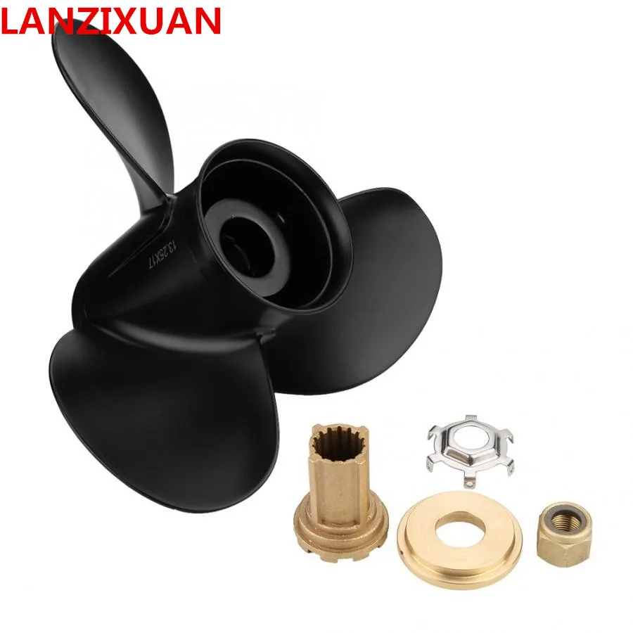 US $128.48 Boat Motors Propeller 13 14x17 Prop 4877344A45 1325 x 17 Pitch for Mercury Marine 60 75 90 100 115 125HP Outboard