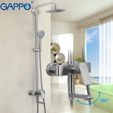 GAPPO смеситель для ванной настенный для ванной душ Набор кран водопад из нержавеющей стали ванная ванна кран