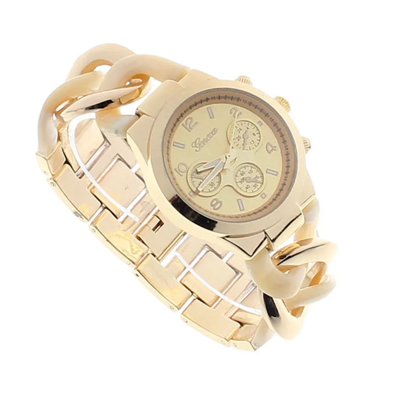 

Stylish Brand Luxury Gold Women Watch Unique Design Quartz Business Dress Watches montre femme Lady Clock relogio feminino #C