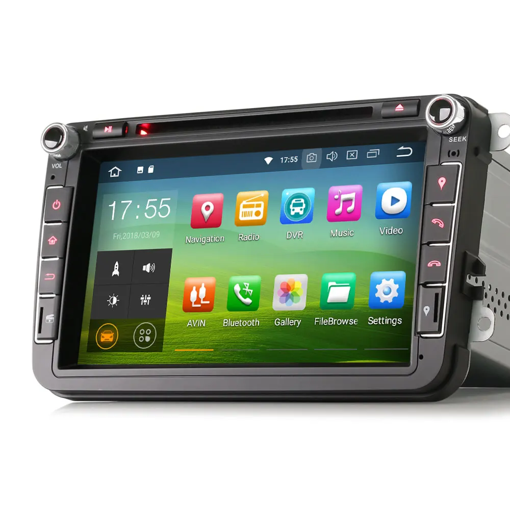 Best 8" Android 8.1 Oreo OS Car DVD Multimedia GPS Radio for Seat Altea 2004-2015 Leon 2004-2013 Toledo 2004-2015 Alhambra 2010-2016 5