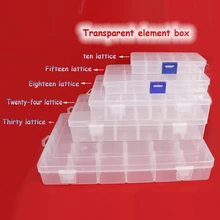 Новая прямоугольная прозрачная пластиковая коробка электрооборудование коробка для хранения