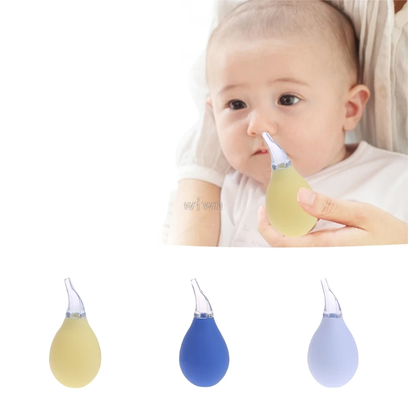 Детский носовой аспиратор для новорожденных, Вакуумный аспиратор с мягким наконечником слизи, очиститель носа MAY15, дропшиппинг