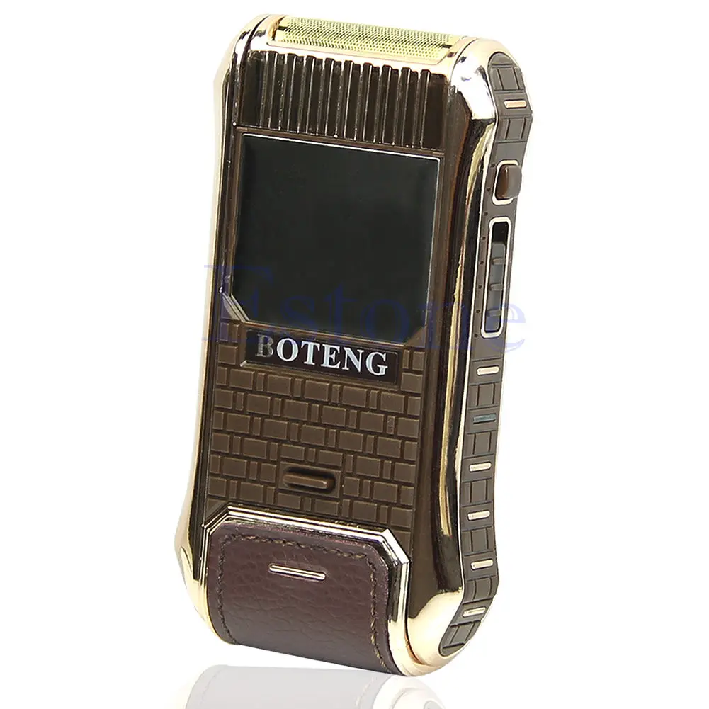 

Men's Cordless Professional Rechargeable Electric Shaver Razor Built-in Mirror