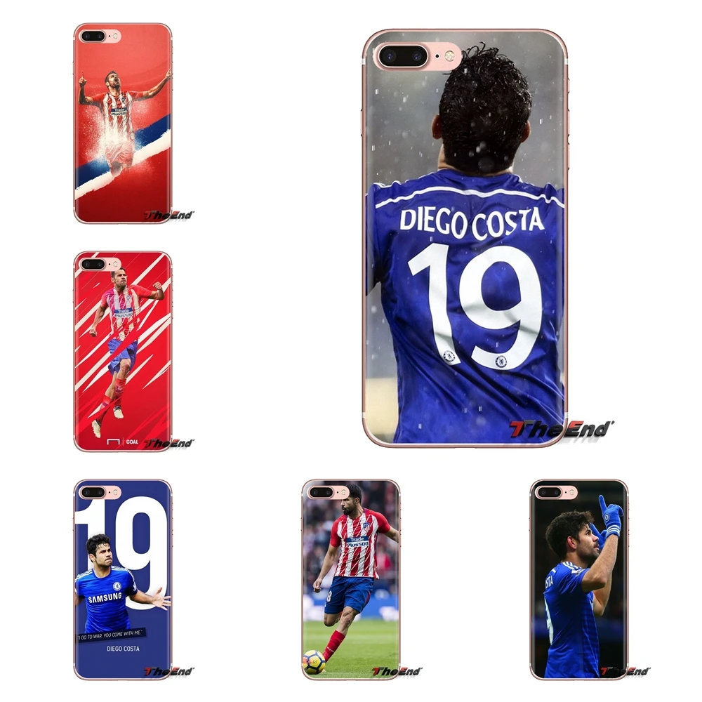 Diego Costa Soft Transparent Shell Covers For Xiaomi Redmi 4A S2 Note 3 3S 4 4X 5 Plus 6 7 6A Pro Pocophone F1 |