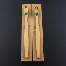 DR. PERFECT, 2 шт., Экологичная деревянная зубная щетка, натуральный бамбук, новинка, Бамбуковая зубная щетка, мягкая, без БФА, нейлоновая щетина