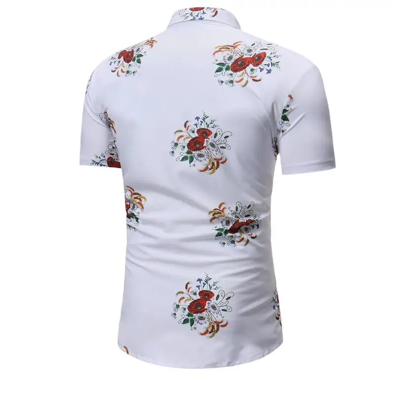Новое поступление гавайская рубашка мужская мужской Повседневное Camisa Masculina с 13 Цветов Пляжные рубашки короткий рукав брендовая одежда 3XL