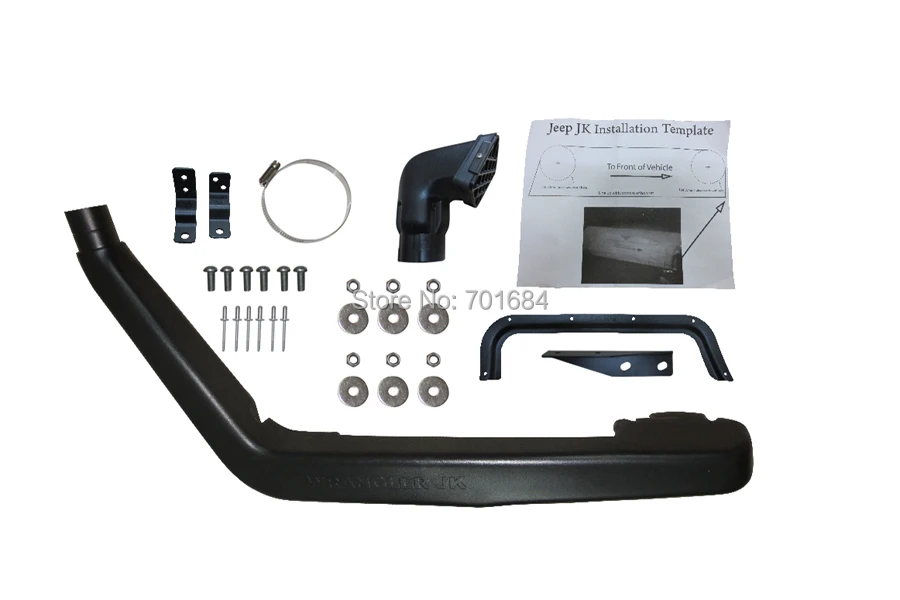 Wotefusi Snorkel Air Ram Intake Kit For Jeep JK Wrangler EGHV6 3.8L