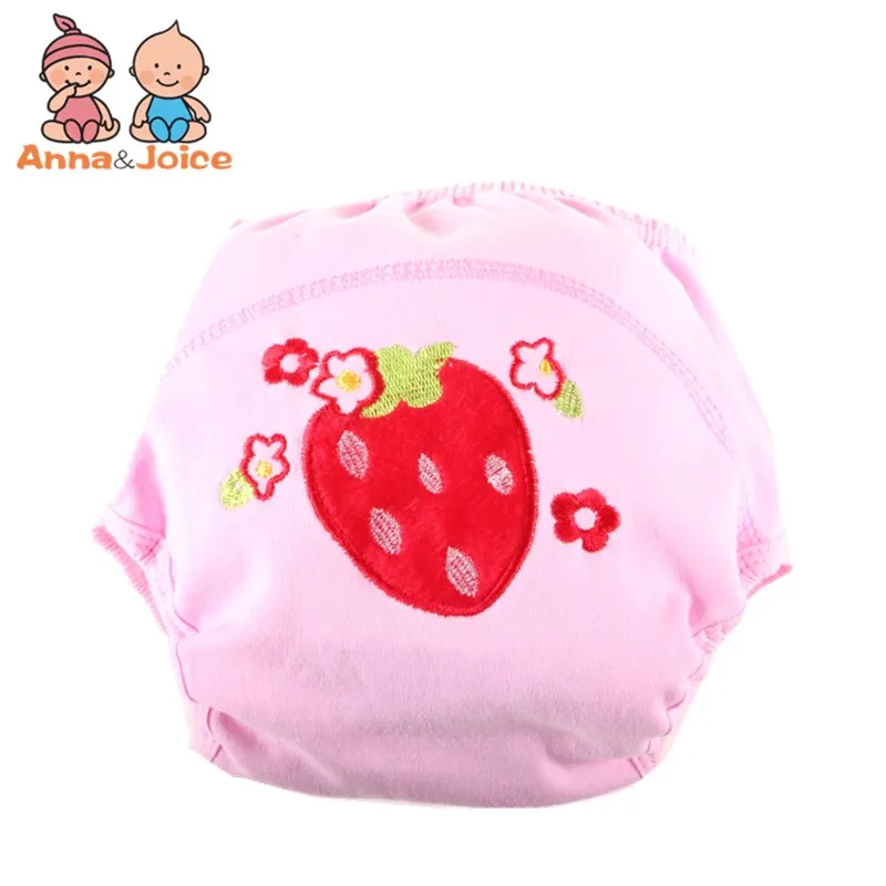 Fraldas do Bebê Calças de Treinamento Lote Reutilizáveis Fraldas Pano Fralda Lavável Crianças Bebê Algodão Calcinha 80 90 100 5 pc - 18 Mamãe e Bebê