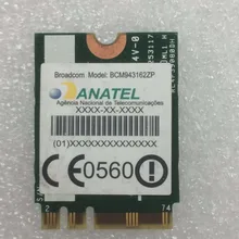 BroadCom BCM943162ZP BCM943162 FRU: 00JT473 NGFF 433 Мбит/с 802.11AC Bluetooth 4,0 Wlan карта для IBM Thinkpad E450 E550