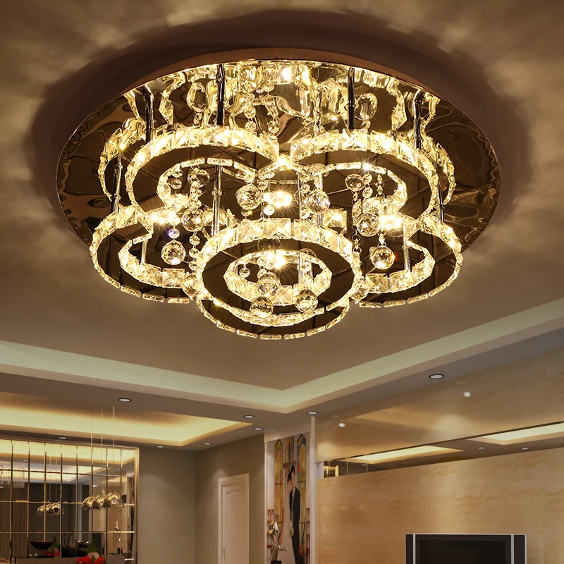 IWHD Tricolor dimming Ceiling Lights Home Lighting Fixtures Bedroom