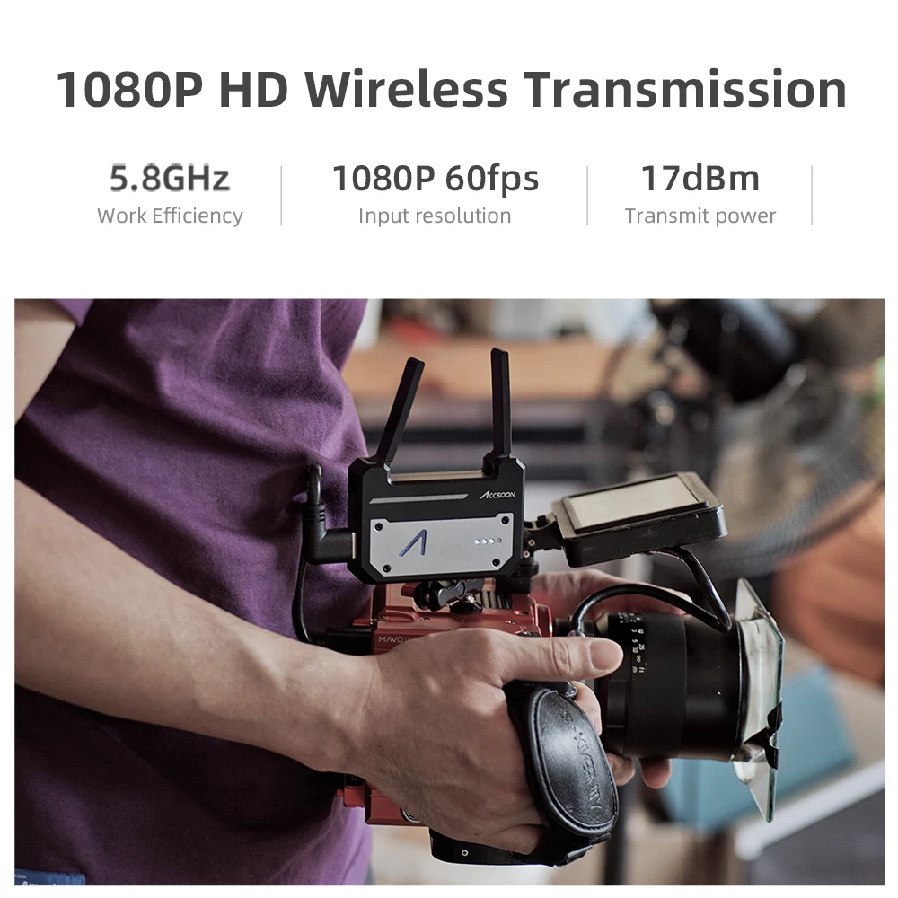 Accsoon CineEye беспроводной 5G 1080P мини HDMI устройство передачи видео передатчик для IOS iPhone для iPad Andriod телефон