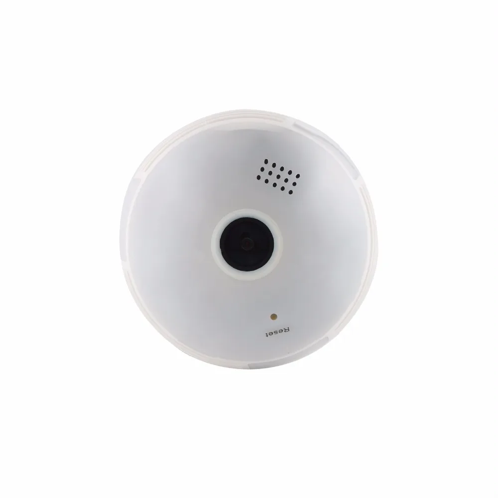 Tanie Aouerkk LED Light 960P WiFi CCTV Fisheye żarówka lampa IP kamera 360 stopni bezprzewodowa panoramiczna dzień i noc domowa ochrona antywłamaniowa