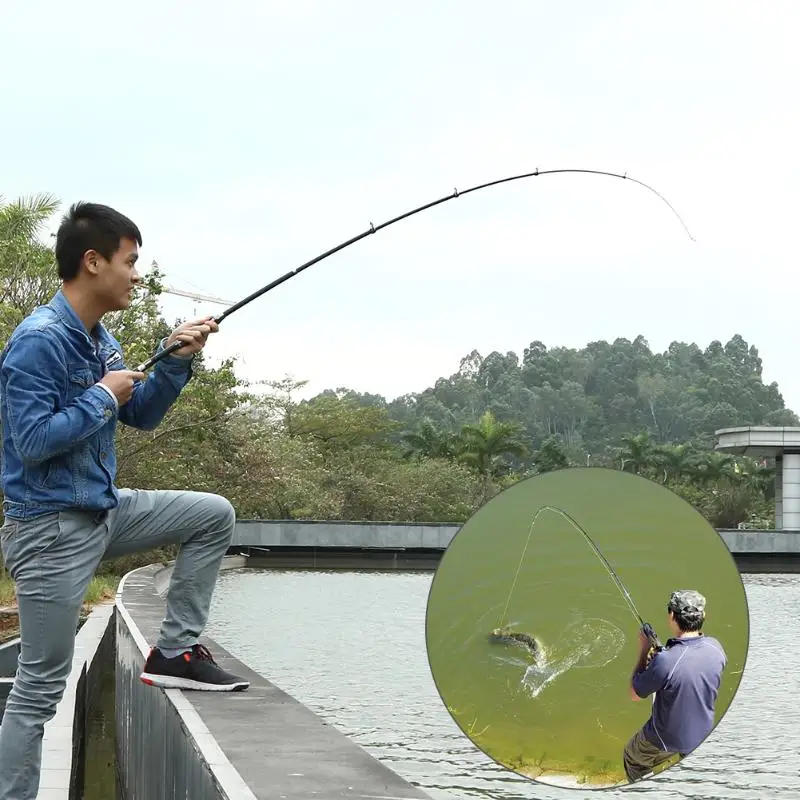 

1.5M-2.4M Portable Telescopic Fishing Rod Spinning 99% Carbon Fiber Fish Hand Fishing Tackle Sea Rod Ocean Rod Fishing Pole