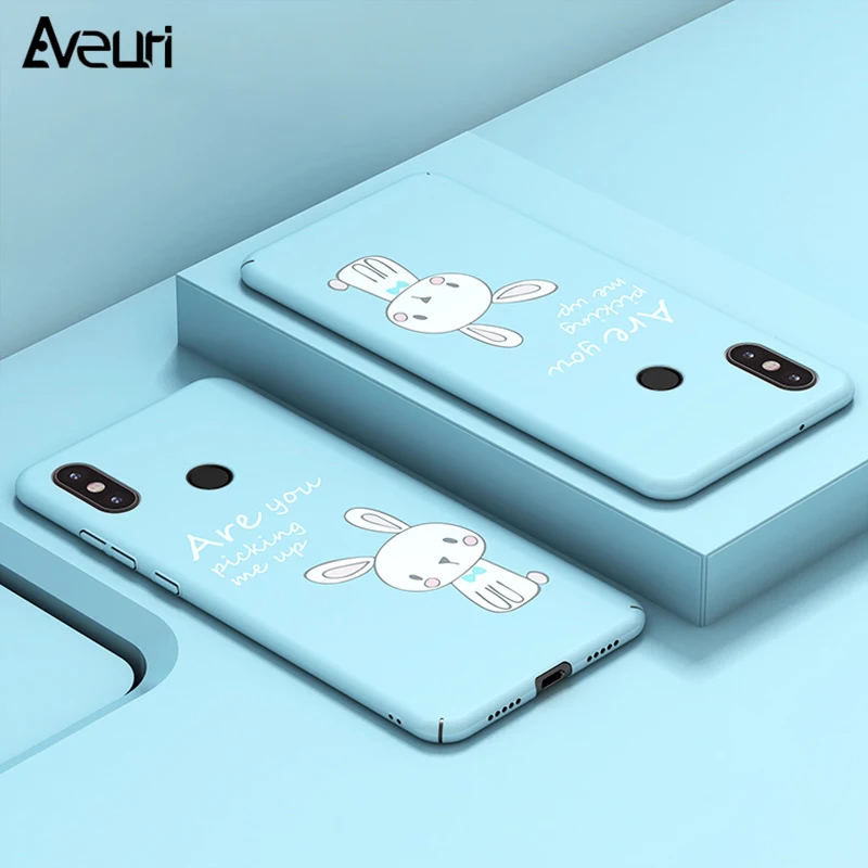 3D Cartoon Cute Phone Case For Xiaomi mi 9 8 A2 Lite Redmi 5 Plus 6 Pro Coque PC Cover Case For Xiaomi Redmi Note 7 5 6 Pro 4 4X