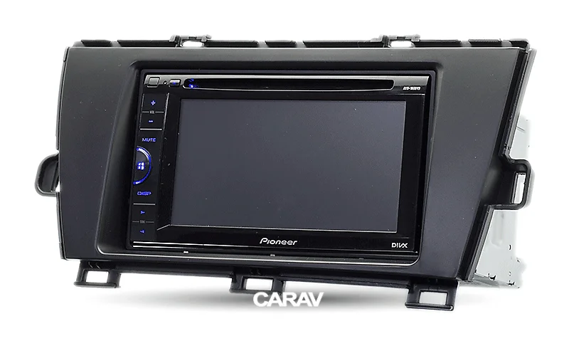 CARAV 11-111 Одежда высшего качества Радио панель для TOYOTA Prius(ZVW30/35) 2009+(левый колеса) Рамка для DVD CD отделка Установка комплект