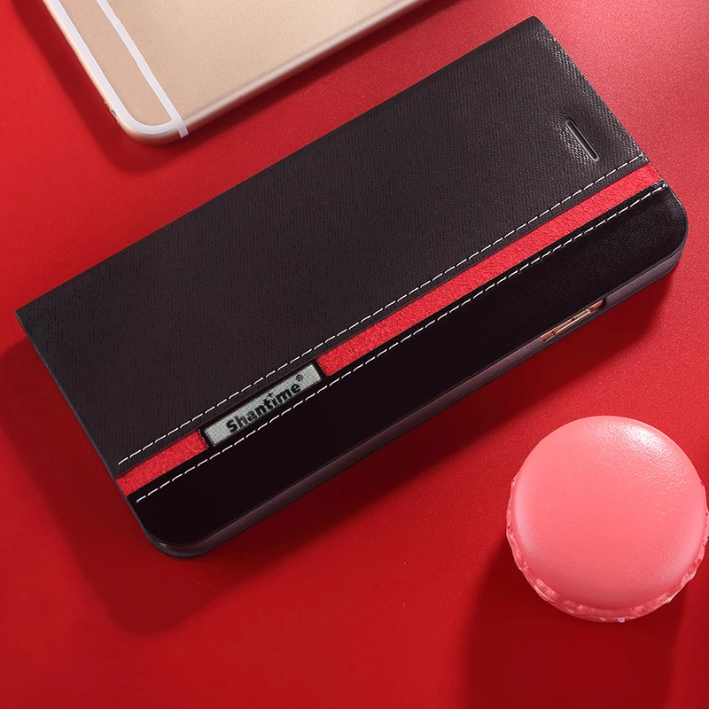 Ковбойский чехол для телефона из искусственной кожи для Xiaomi Redmi 4A, чехол-книжка для Xiaomi Redmi 4A, деловой чехол, Мягкая силиконовая задняя крышка - Цвет: Black