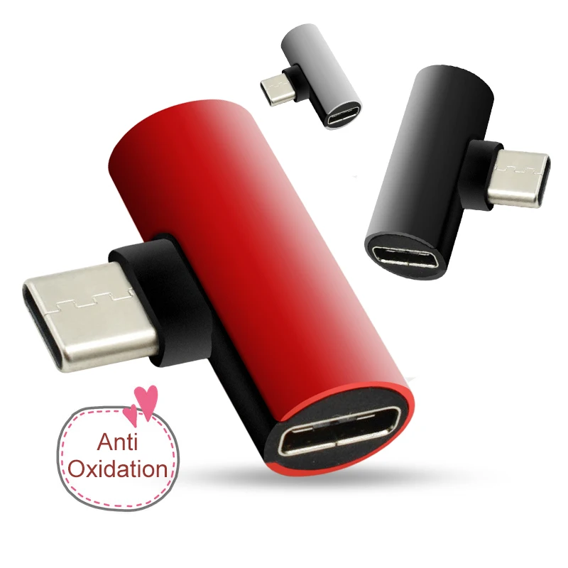 Адаптер usb Type C 2 в 1 AUX аудио кабель для наушников передачи данных c usbc переходник