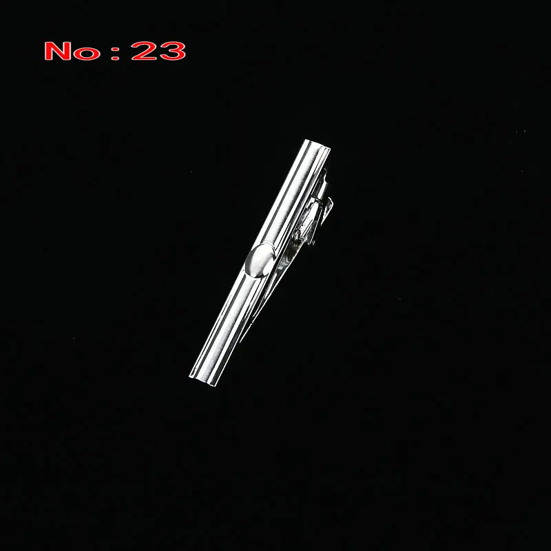 Brand New Simple Metal Silver Tie Clip For Men Wedding Necktie Tie Clasp Clip Gentleman Tie Bar Crystal Tie Pin For Mens Gift