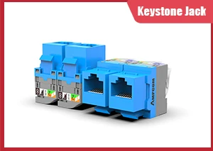 CAT5e/CAT6 без инструмента Keystone Jack, AMPCOM RJ45 самоблокирующийся Cat.5e Keystone Module Adapter нет пробивочного инструмента требуемые муфты