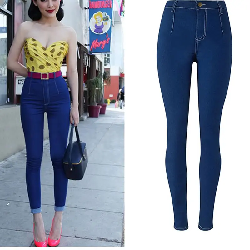 

2017 summer Denim Women Jeans frayed slim bsk jeans for women blue pantalon femme jardineira feminina mom jeans Plus size s-XXL