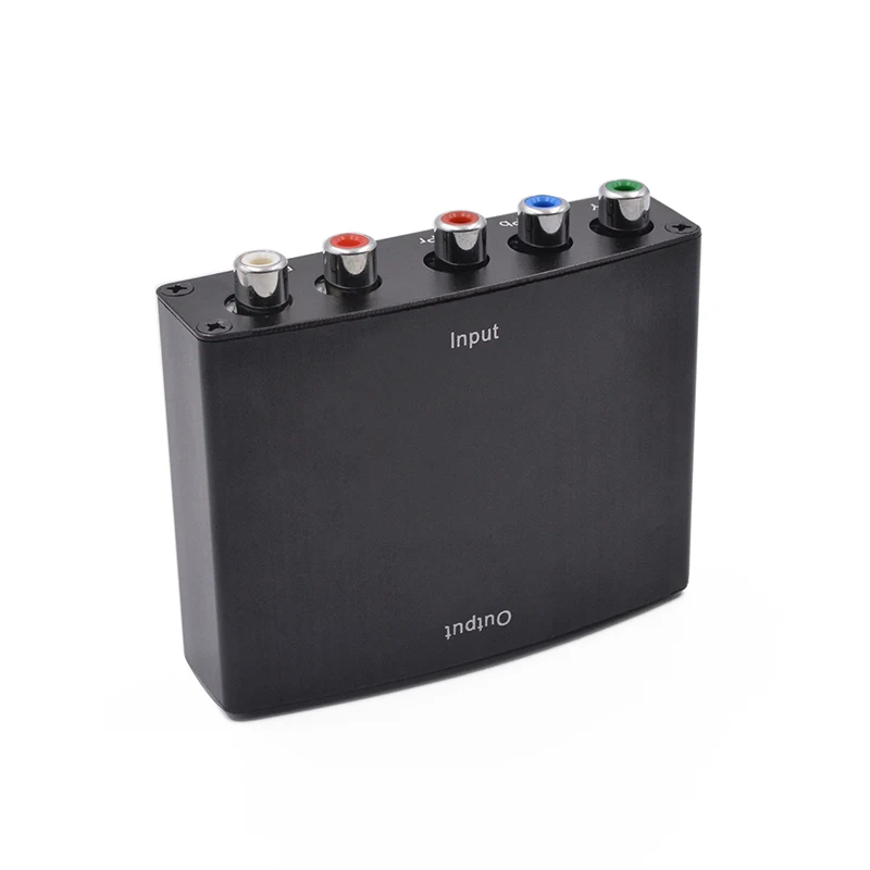 Elitooop 5 RCA Ypbpr компонент к HDMI HDTV Видео Аудио конвертер адаптер|Кабели VGA| |