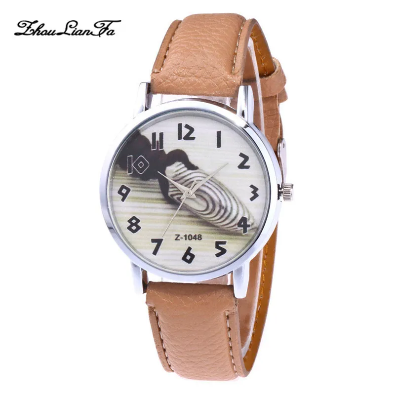 HOT!Newly Design Watch Women casual watches Leather band Alloy Quartz Analog Watches Clock Bracelet relogio feminino A20  (9)