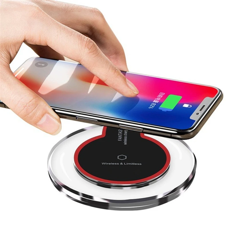 Crystal Qi Wireless Charger for iPhone X 8 Plus XS Max XR
