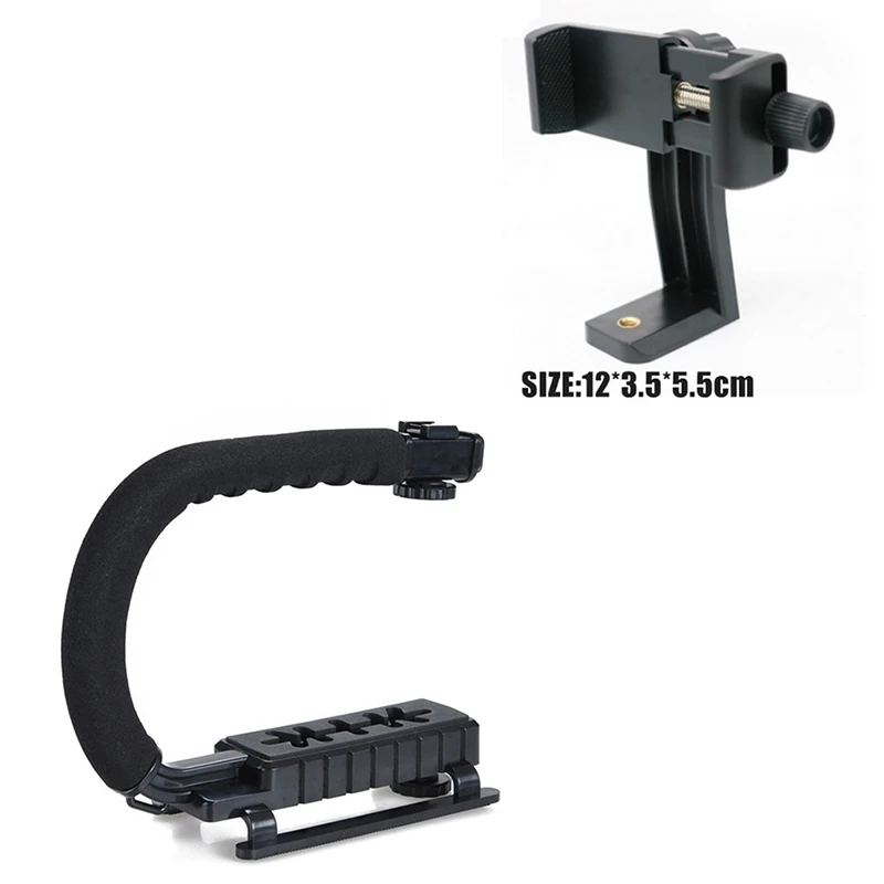 Vaorwne DV Hand Held C-Shaped Shooting Video Stabilizer Hand-held Low Frame Flash Stands Stabilizer Vaorwne DV Hand Held C-Shaped Shooting Video Stabilizer Hand-held Low Frame Flash Stands Stabilizer
