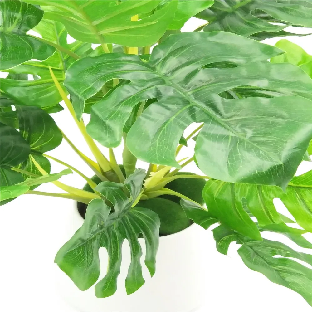 45 см латекс реалистичные искусственные растения дерево украшения бамбуковая черепаха поддельные растения Свадебные дома Садовая Мебель вечерние зеленые