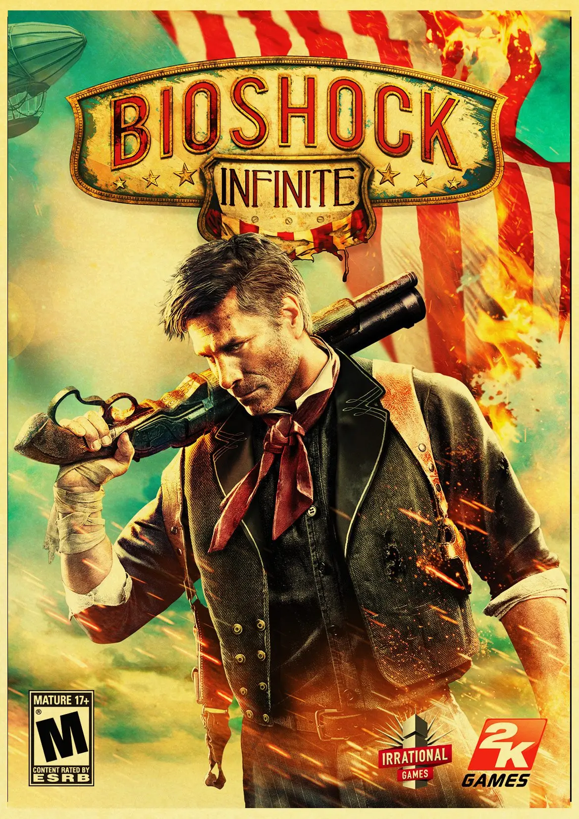 Стрельба игра BioShock infinite высокое качество ретро постер ВИНТАЖНЫЙ ПЛАКАТ настенный Декор для дома Бар Кафе для детской комнаты - Цвет: E054