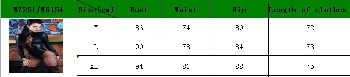 7251 size chart