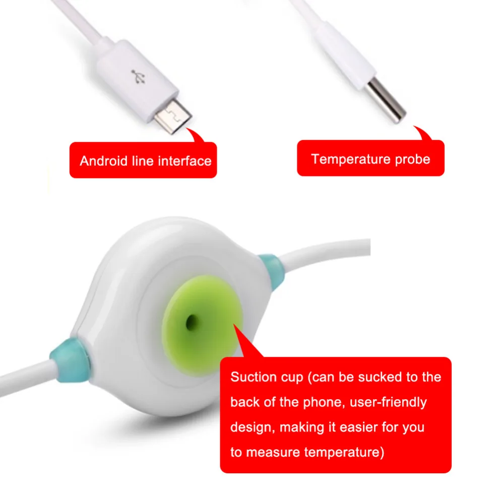 Термометр для Android портативный мини USB электронный термометр экологический мониторинг сигнализации