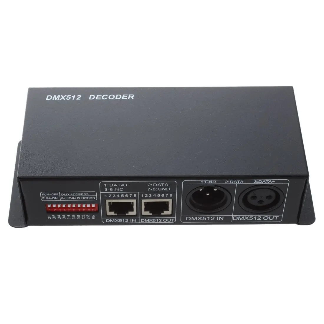 DMX 512 4CH x 8A декодер светодиодный контроллер 4-канальный драйвер RGBW Светодиодная