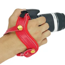 Фирменная Новинка DSLR камера ручной ремешок кожаный ручной работы подходит для Canon Nikon sony Pentax Fujifilm камера