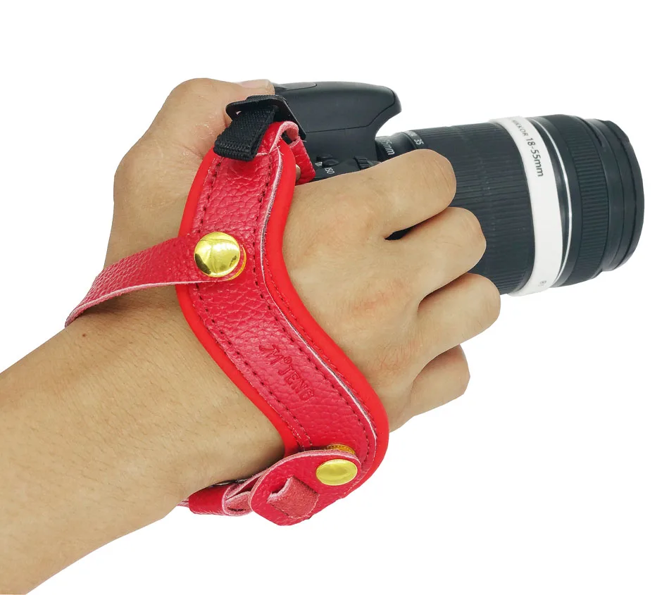 

2018 Brand New DSLR Camera Hand Wrist Strap Leather Handmade Suitable for Canon Nikon Sony Pentax Fujifilm Camera