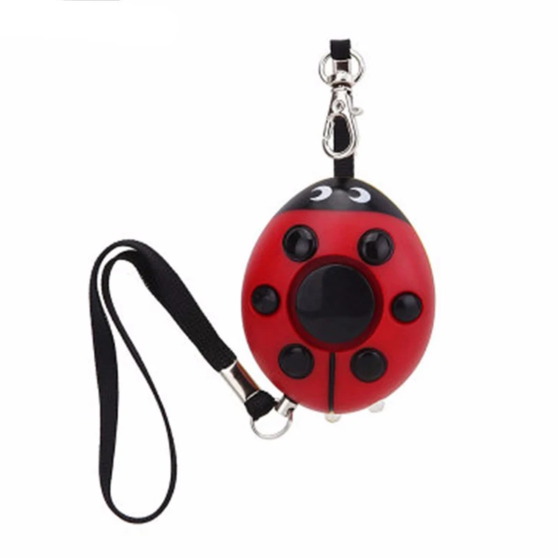 

HATOSTEPED 130db Anti Lost alarm Wolf Self Defense Alarm Security Mini Keychain Girl Anti Attack Durable Voice alarm