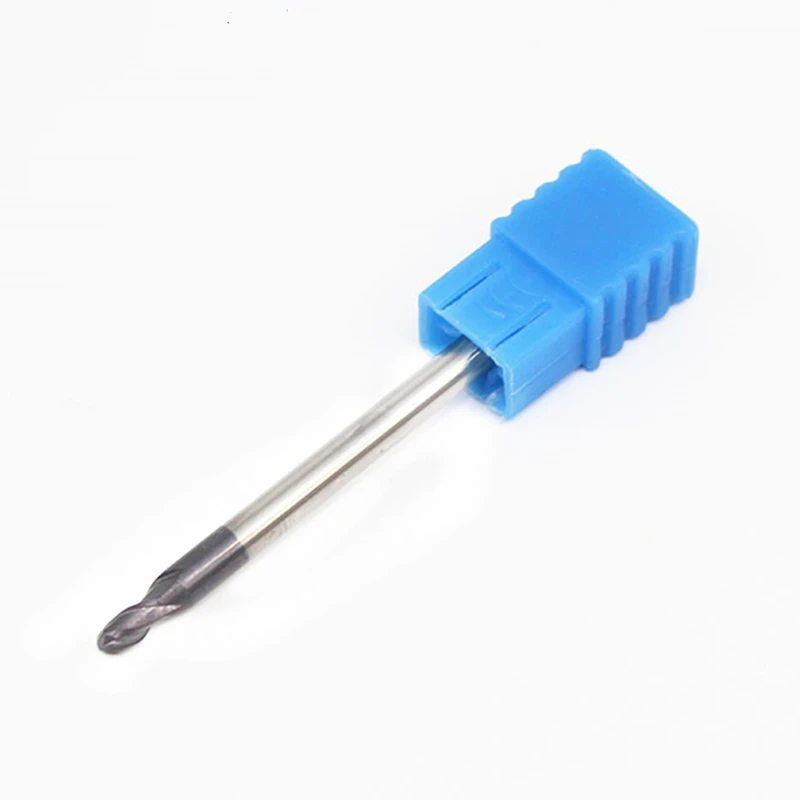 

1PC 3mm HRC50 Ball Nose End Mill 2Flutes R1.5 D3X6LXD4X50L Solid Carbide Coated Taper Cone Milling Cutter Woodworking Router Bit