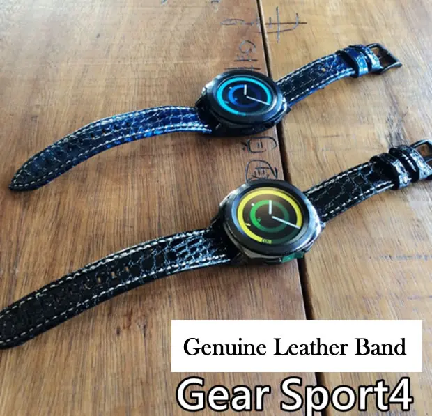 

20mm Genuine Leather Band Strap For Samsung Gear Sport Wrist Blet For Huawei Watch 2 Watchbands With Quick Realease Pin Bracelet