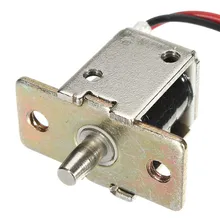 NEW Safurance DC 12V 0.5A Mini Electric Bolt Lock Push-Pull Cylindrical Cabinet Lock 5mm Stroke Access Control Home Security