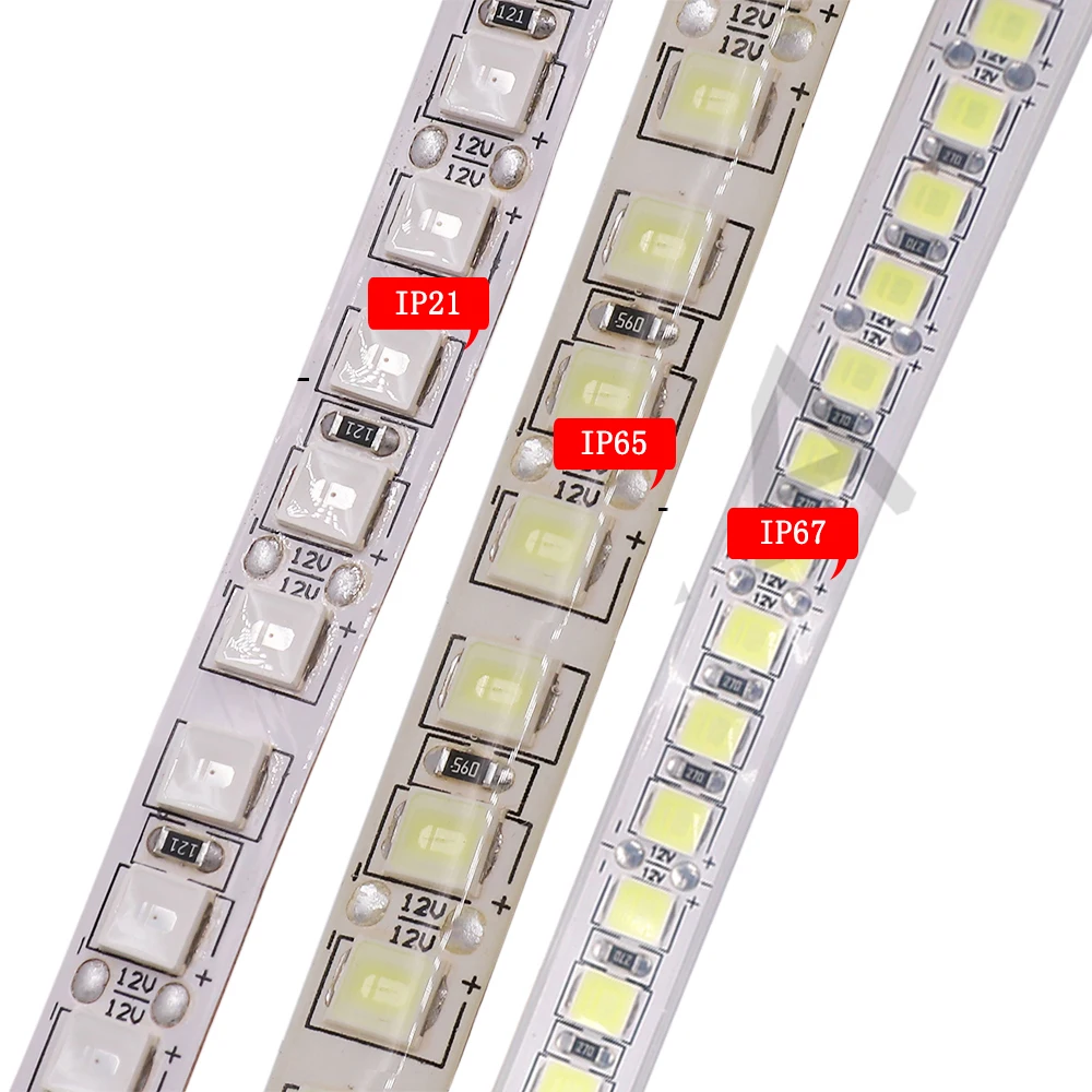 5m 12V 600LED 5054 LED Strip Light Flexible LED Ribbon Waterproof LED Tape Diode Tape Ice Tape for Decoration