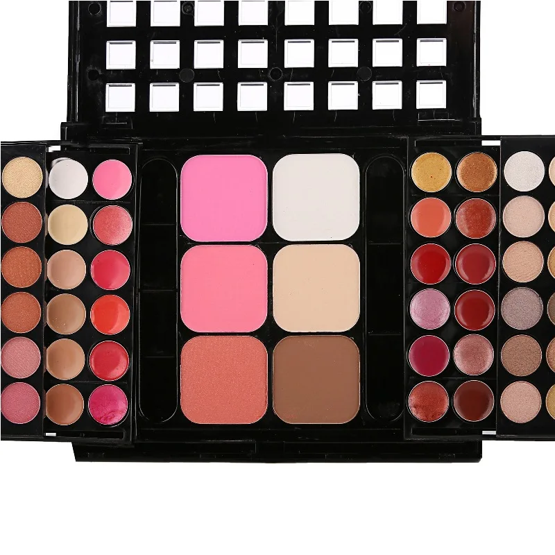 78 матовые тени для век Палитра Складная Профессиональная красота макияжа глаз