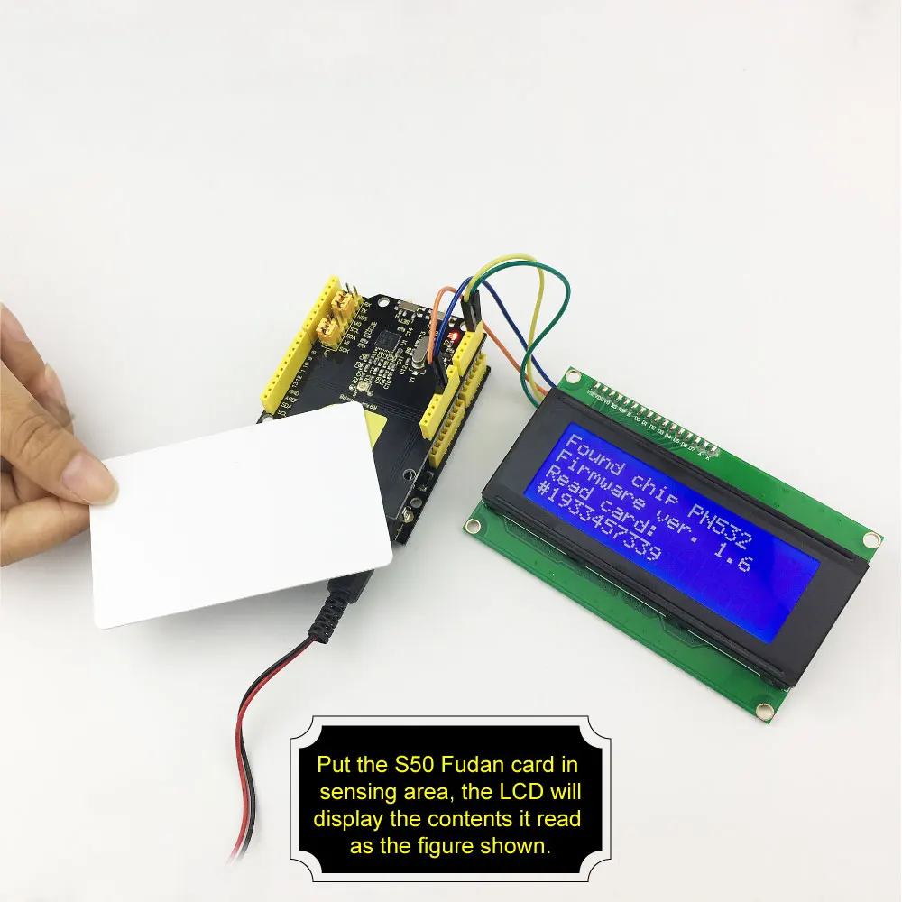 Экран контроллера Keyestudio PN532 NFC/RFID для arduino uno r3|Аксессуары демонстрационных