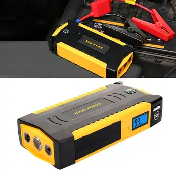

New Multifunctional Jump Starter Car Battery Power Bank Emergency Auto Booster Pack Vehicle Jump Start 1800Mah Peak Current