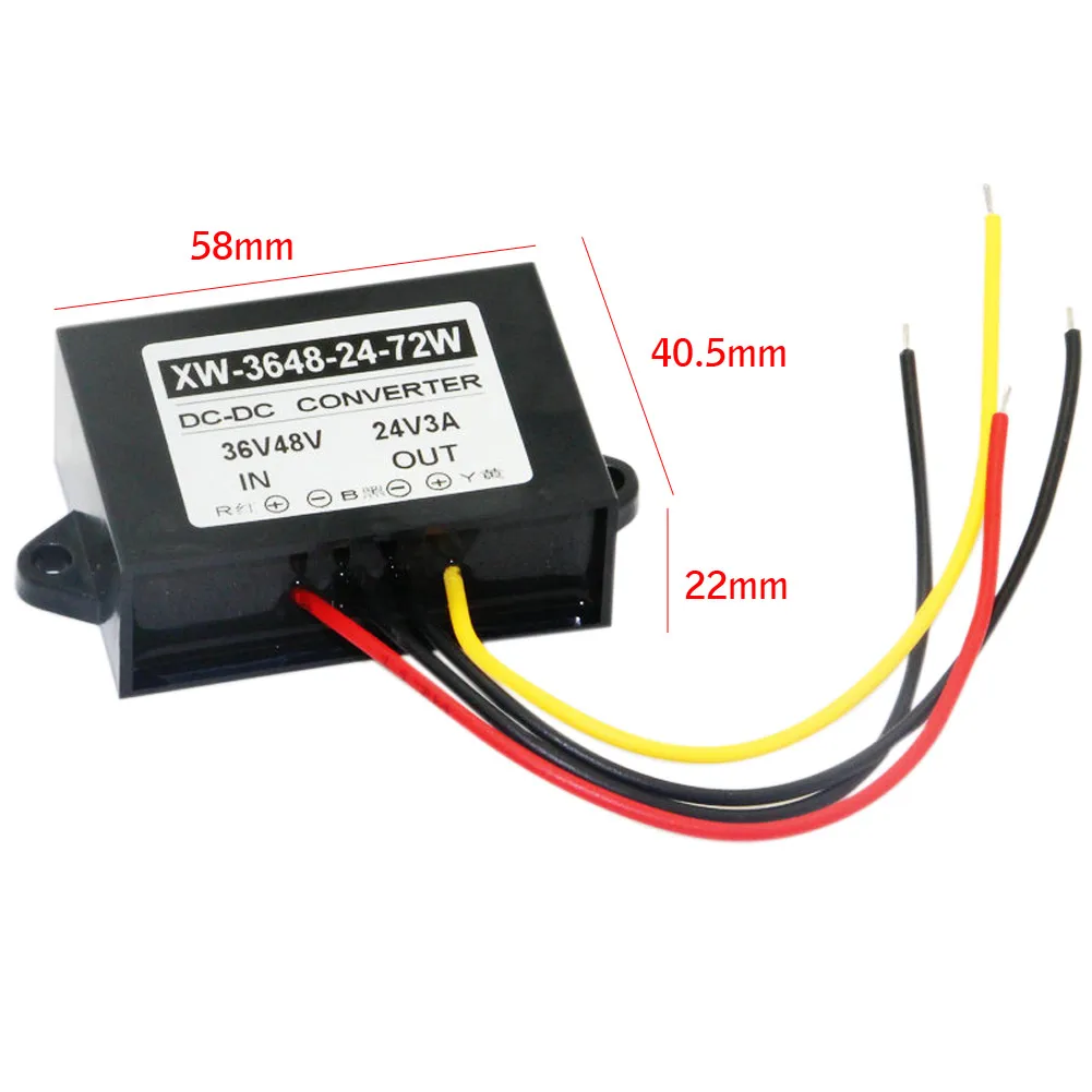 36V Convertisseur Abaisseur Buck DC-DC 12V 24V 48V /à 5V 10A Module dAlimentation Abaisseur Convertisseur Buck